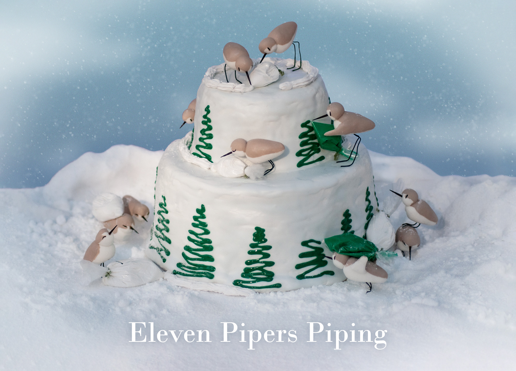 Eleven Pipers Piping
